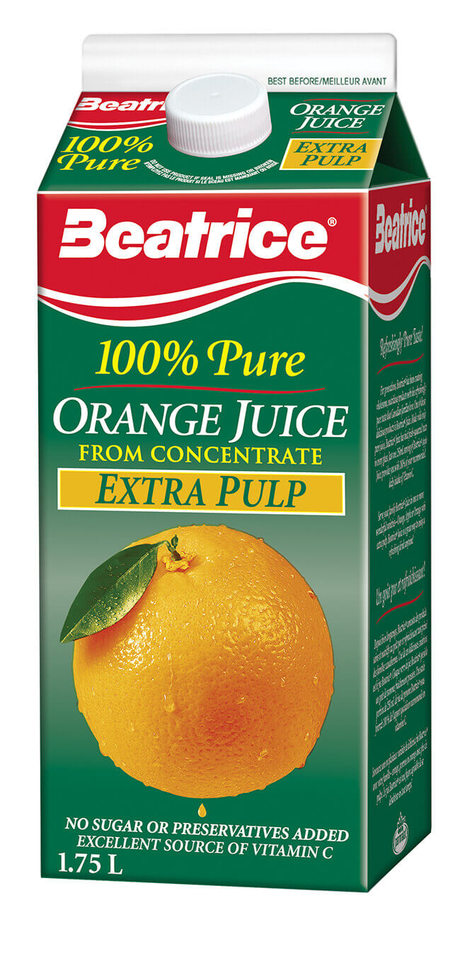 Orange Juice Extra Pulp 1.75 L