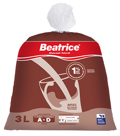 Beatrice 3L Chocolate Milk Bag