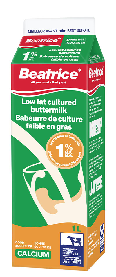 Lait de beurre Beatrice boîte de 1 L