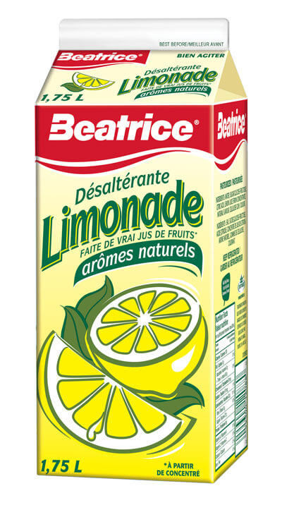 Limonade au Désaltérante 1,75 L