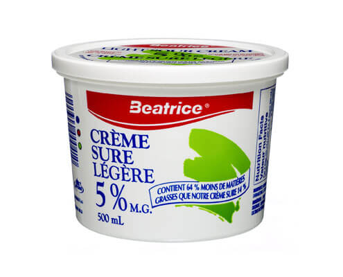 Crème Sure Légère 5 % 500 mL