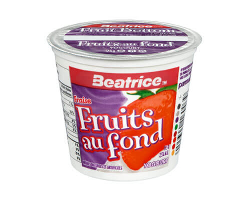 Yogourt fruits au fond Fraise 175 g