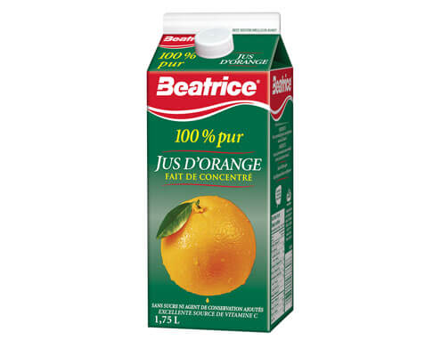 Jus d'orange 1,75 L