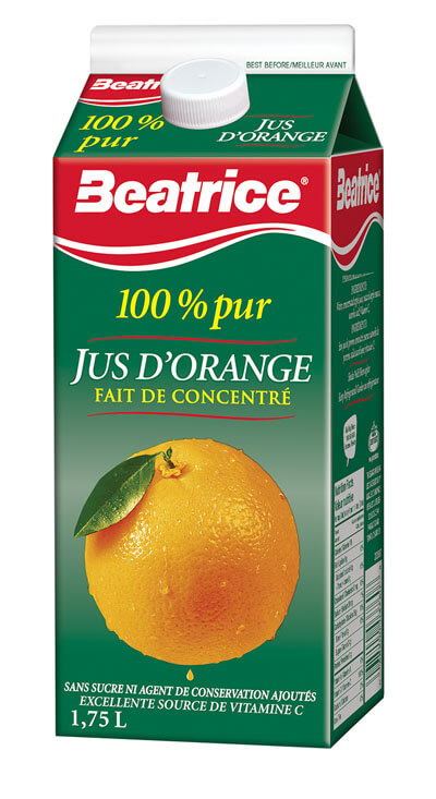 Jus d'orange 1,75 L