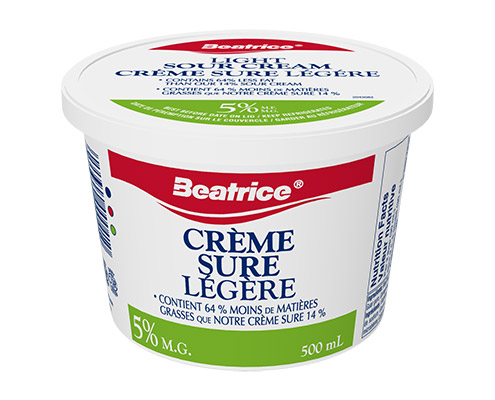 Crème sure légère 5% 500 mL