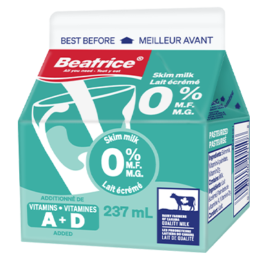 Lait écrémé 237 mL