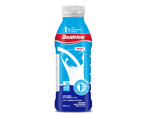 Lait partiellement écrémé 1 % 473 mL