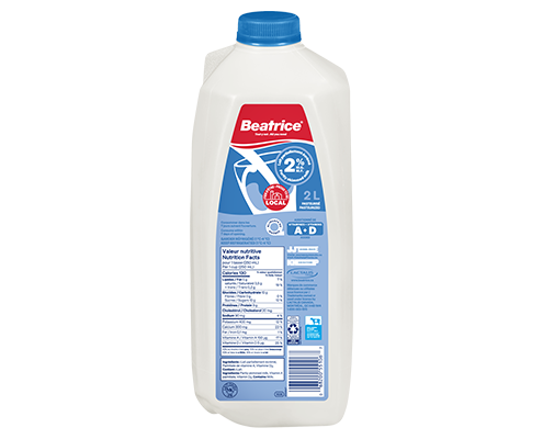 Lait partiellement écrémé 1 % 2 L